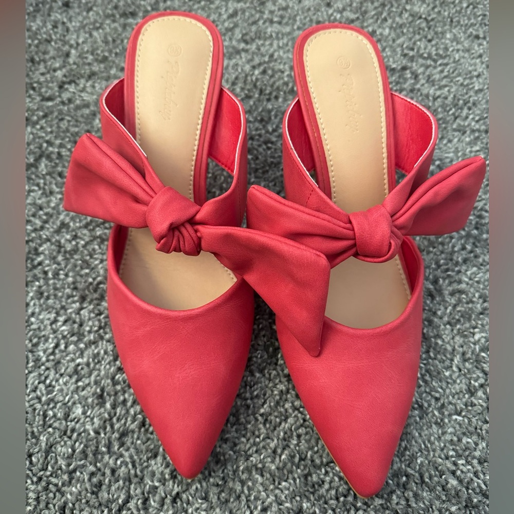Piepiebuy Womens Mule Mid Heel - Picture 5 of 9